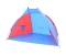 Namiot parawan plażowy Sun 200X100X105Cm Niebiesko-Czerwona Enero Camp