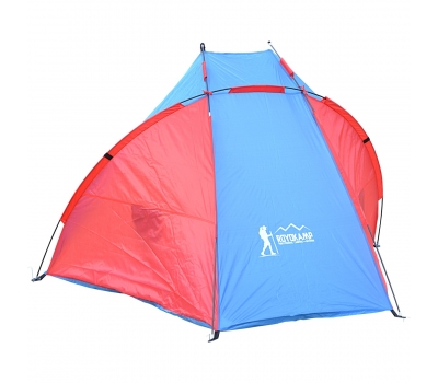 Namiot parawan plażowy Sun 200x120x120cm niebiesko-czerwona Enero Camp