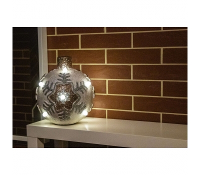 Bombka dekoracyjna z lampkami Led fi 26cm