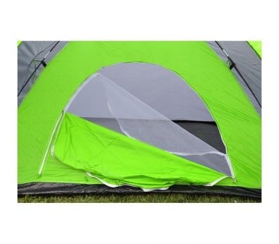 Namiot turystyczny 4 osobowy Cool szaro-zielony Enero Camp