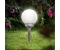 Lampa solarna kula mleczna 15x44 cm