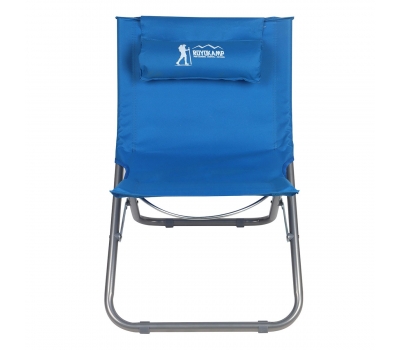 Leżak fotel plażowy składany niebieski