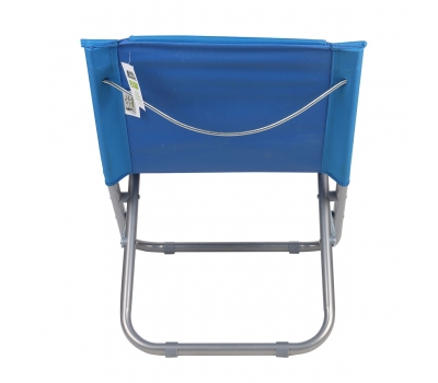 Leżak fotel plażowy składany niebieski