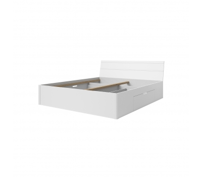 Łóżko z szufladami 160x200 BETA BE51 białe