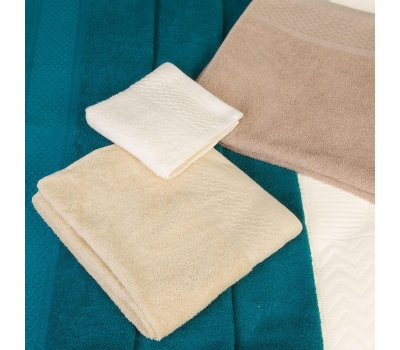 Ręcznik D Bawełna 100% Solano Krem (P) 30x50+50x90+70x140 kpl.